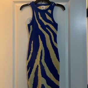 Fitted sweater dress